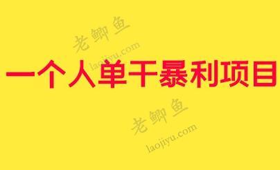 做什么小生意适合一个单干？适合单干的小生意推荐配图